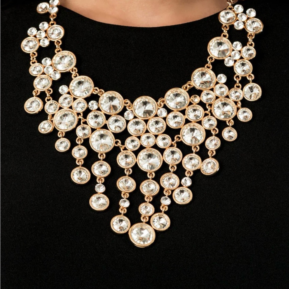 Paparazzi “The Rosa” Necklace Set - 2020 Zi Collection Signature Series NWT - Picture 3 of 8